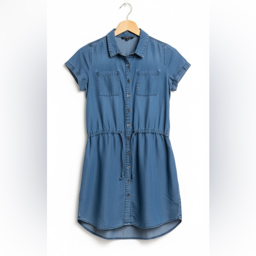 Velvet Heart Denim Cap Sleeve Mini Dress